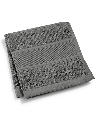 Lauren Ralph Sanders Solid Antimicrobial Cotton Washcloth, 13" x