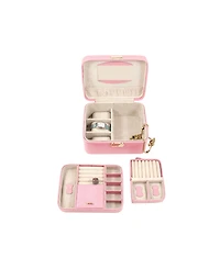 Bey-Berk Lizard Debossed Jewelry Box