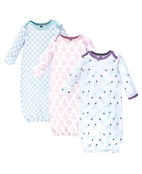 Hudson Baby Baby Girls Hudson Extra Soft Cotton Gowns