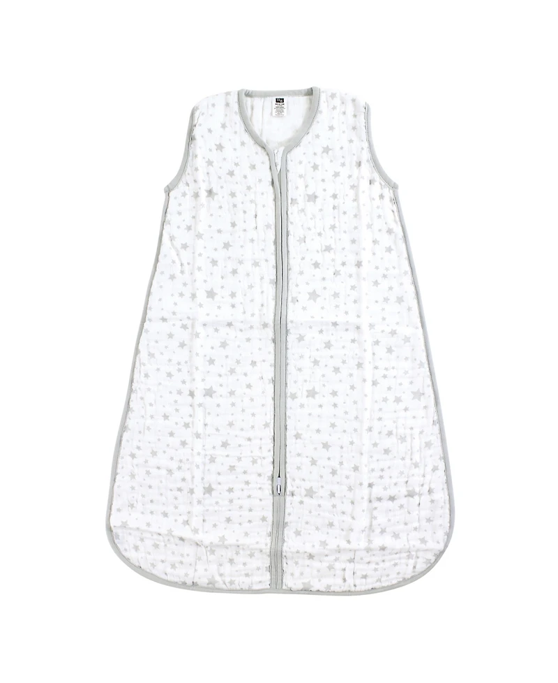 Hudson Baby Boys Unisex Muslin Cotton Sleep Vest