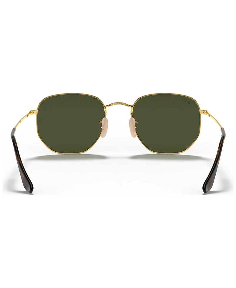 Ray-Ban Unisex Polarized Sunglasses, RB3548N Hexagonal Washed Evolve