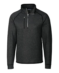 Cutter & Buck Mainsail Sweater-Knit Mens Tall Half Zip Pullover Jacket
