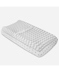 Ely's & Co. Waterproof Changing Pad Cover Set | Cradle Sheet Set 100% Cotton Jersey