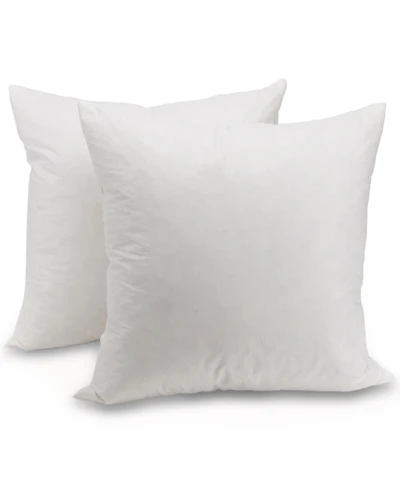 Cheer Collection Feather Decorative Pillow, 18" x 18"