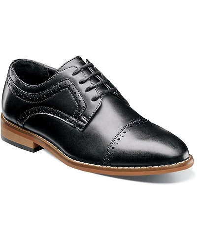 Stacy Adams Little Boy Dickinson Cap Toe Oxford Shoe