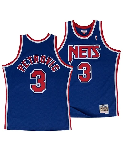 Mitchell & Ness Men's Drazen Petrovic New Jersey Nets Hardwood Classic Swingman Jersey