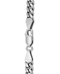 Cuban Link 24" Chain Necklace in Sterling Silver