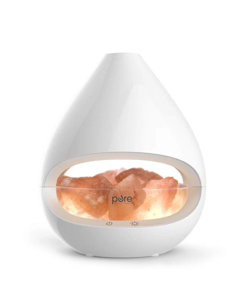 Pure Enrichment PureGlow Crystal Salt Lamp & Diffuser