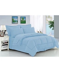 Elegant Comfort Dobby Stripe 8 Pc. Comforter Sets