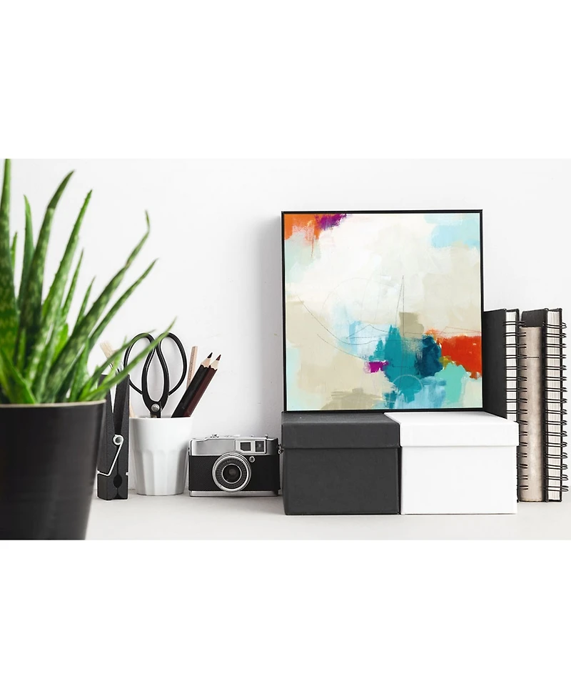 Giant Art 20" x 20" Atmospheric Iv Art Block Framed Canvas