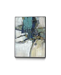 Giant Art 28" x 22" Separation Ii Art Block Framed Canvas
