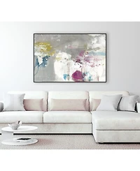 Giant Art 36" x 24" Minute I Art Block Framed Canvas