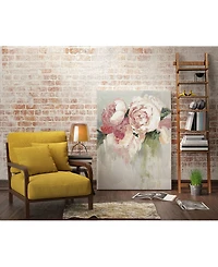 Giant Art 40" x 30" Peonies Museum Mounted Canvas Print