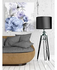 Giant Art 20" x 20" Light Floral I Museum Mounted Canvas Print