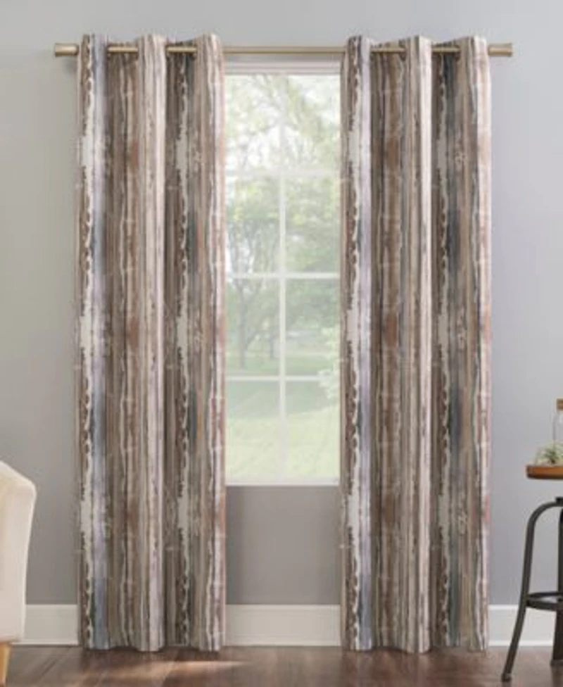 Allegory Abstract Painting Blackout Curtain Panel Collection