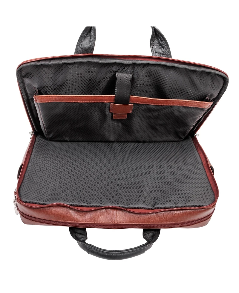 Mcklein Southport 17" Dual-Compartment Laptop Tablet Briefcase