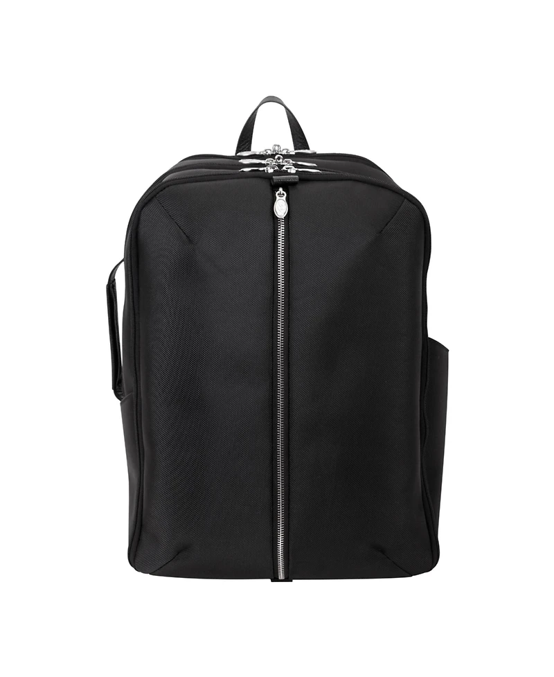 Mcklein Englewood 17" Nylon Triple Compartment Laptop Tablet Weekend Backpack