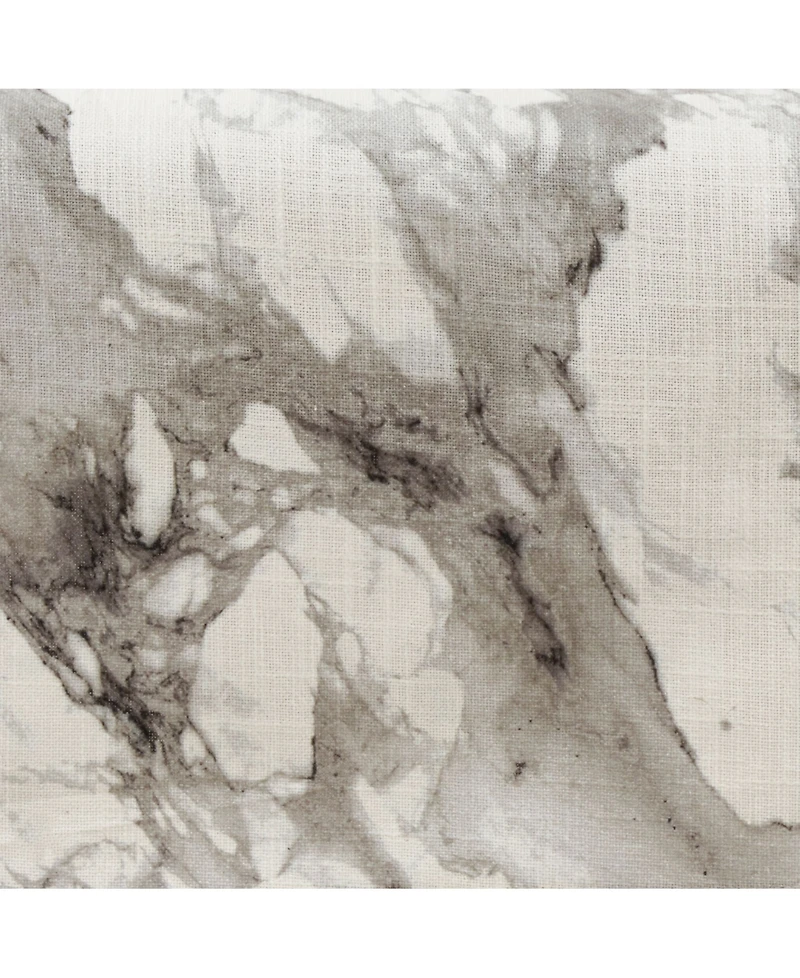 Saro Lifestyle Marble Print Cotton Runner