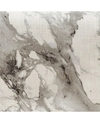 Saro Lifestyle Marble Print Cotton Runner