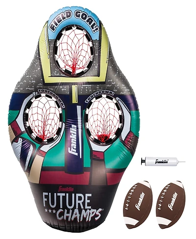 Franklin Sports Inflatable 3-Hole Kids Football Target
