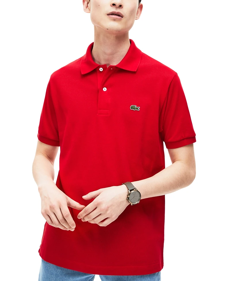 Lacoste Men's L.12.12 Classic-Fit Short-Sleeve Pique Polo Shirt