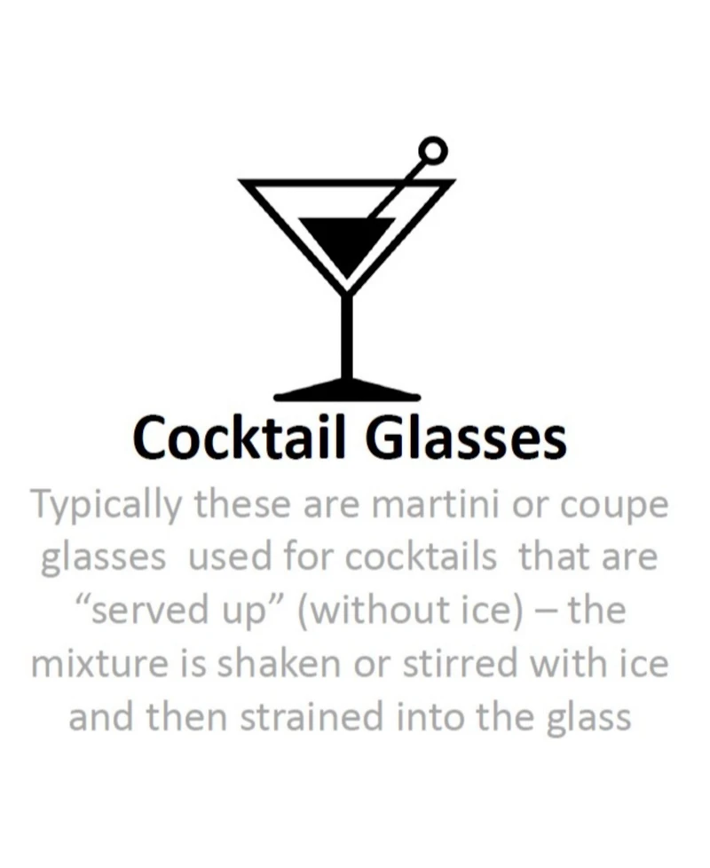 Mikasa "Clear Cheers" Martini Glasses, Set Of 4