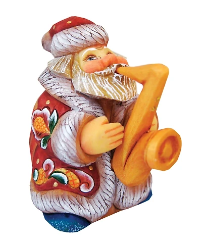 G.DeBrekht Mini Jazzman Santa Figurine
