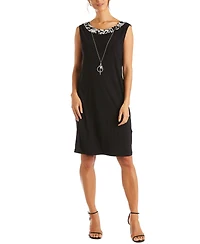 R & M Richards Dress & Printed Jacket