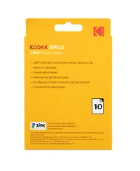 Kodak 3.5x4.25” Premium Zink Photo Paper - 10 Sheets