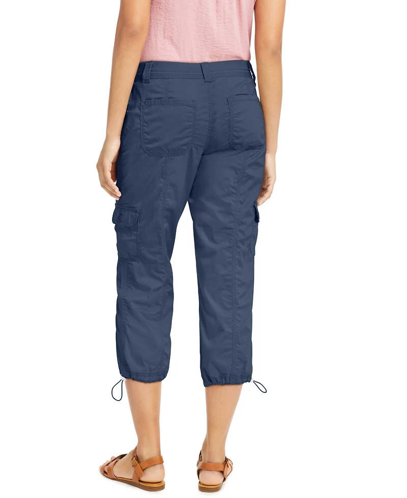 Style & Co Women's Mid-Rise Cargo Capri Pants, Exclusively at Macy's