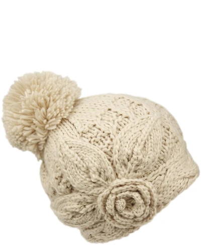 Angela & William Wool Blend Earflap Cap with Sherpa Lining