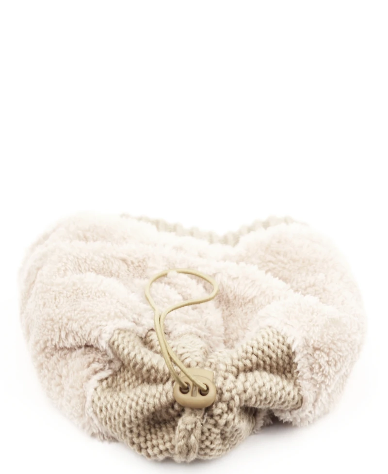 Angela & William Messy Bun Ponytail Crochet Beanie