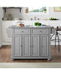 Crosley Alexandria Solid Granite Top Kitchen Island