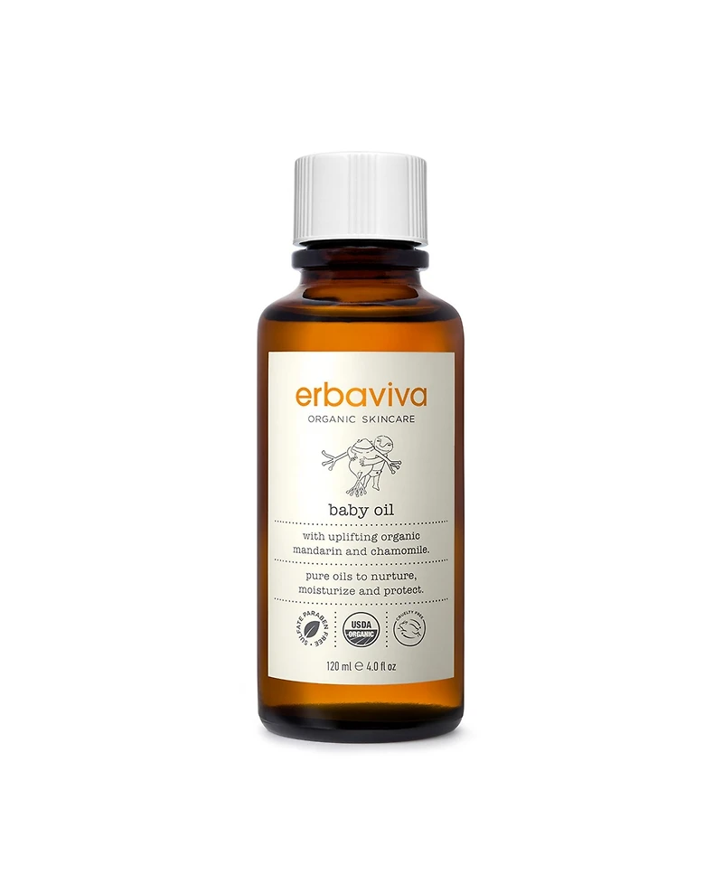 Erbaviva Baby Oil, 4 oz.