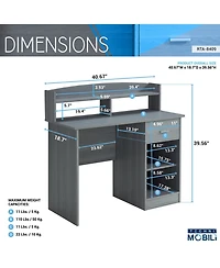 Techni Mobili Office Desk w/ Hutch