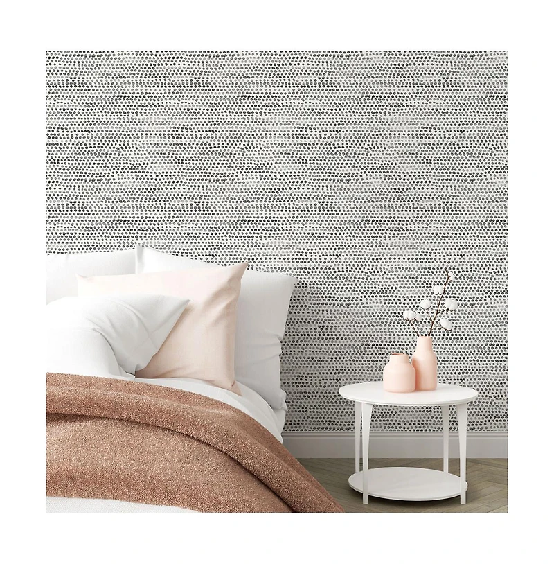Tempaper Moire Dots Peel and Stick Wallpaper