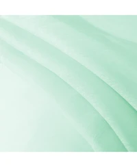 Dainty Home Malibu Linen Look Sheer Grommet Window Panel, 110" x 84"