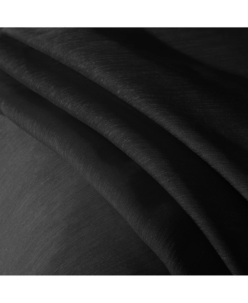 Dainty Home Malibu Linen Look Sheer Grommet Window Panel, 110" x 84"