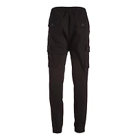 Galaxy by Harvic Men's Cotton Stretch Twill Cargo Joggers