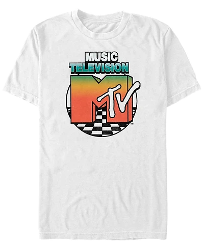 Fifth Sun Men's Logo Circle Color Fade Short Sleeve T- shirt