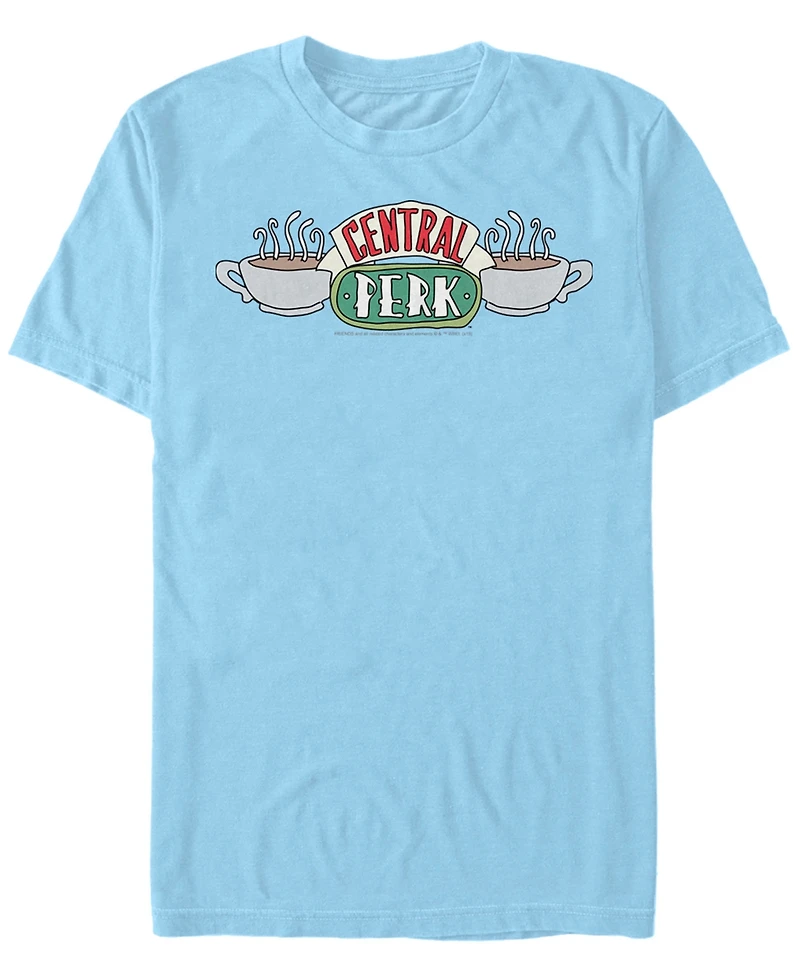 Fifth Sun Friends Men's Central Perk Coffee Mug Logo Short Sleeve T-Shirt