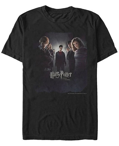 Fifth Sun Harry Potter Men's Order of The Phoenix Group Poster Short Sleeve T-Shirt