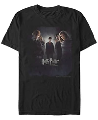 Fifth Sun Harry Potter Men's Order of The Phoenix Group Poster Short Sleeve T-Shirt