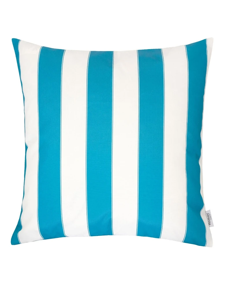 Homey Cozy Olivia Stripe Indoor/Outdoor 2-Pack Decorative Pillows, 20" x