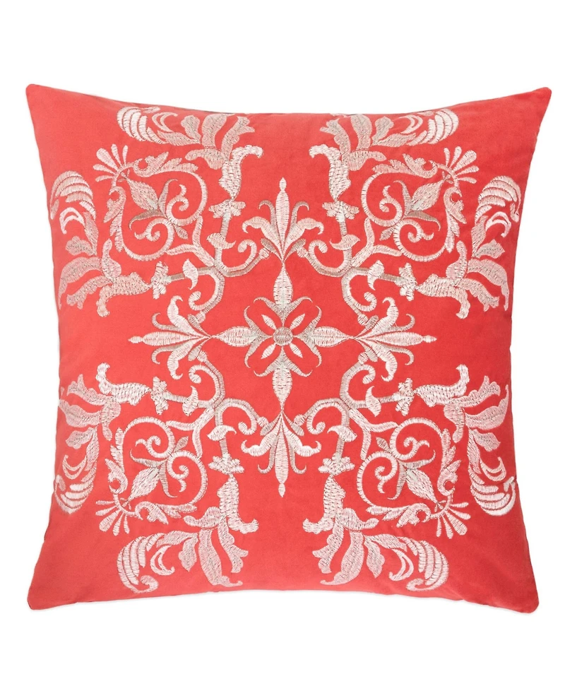Homey Cozy Floral Elegant Decorative Pillow, 20" x