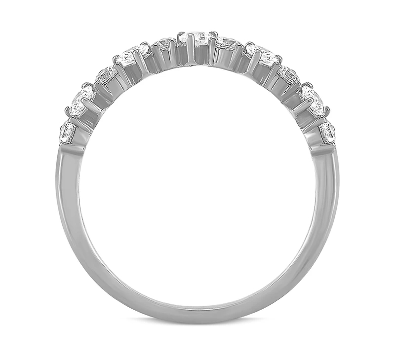 Diamond Pear-Cut Band (3/4 ct. t.w.) in 14k White Gold