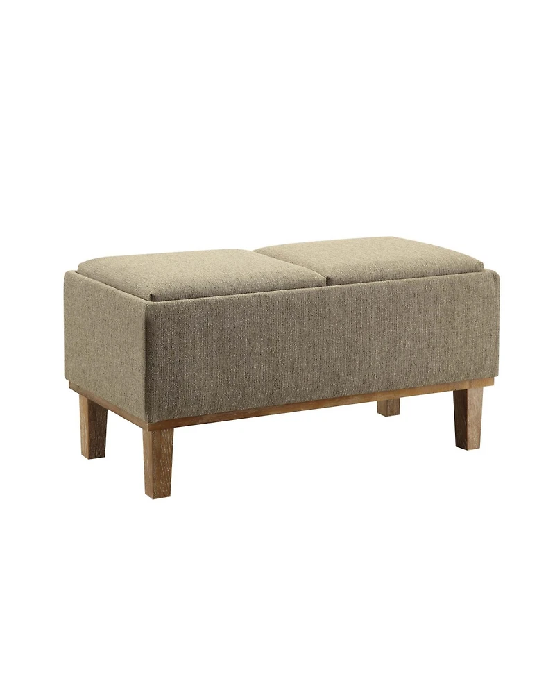 Convenience Concepts Designs4Comfort Brentwood Storage Ottoman