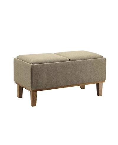 Convenience Concepts Designs4Comfort Brentwood Storage Ottoman
