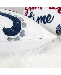 Homey Cozy Octopus Beach Outdoor Decorative Pillow, 20" x 20"