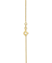 Italian Gold Wheat Link 18" Chain Necklace 14k